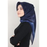 PİRAMİT Elizya Simli Eşarp 3009-34 Parlement Mavisi