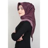 PİRAMİT Kehribar Simli Eşarp 3009-17 Gül Kurusu