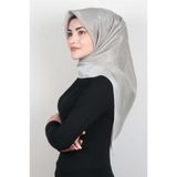 PİRAMİT Kehribar Simli Eşarp 3009-19 Taş