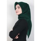 PİRAMİT Kehribar Simli Eşarp 4009-12 Zümrüt