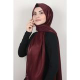 PİRAMİT Kehribar Simli Şal 4000-46 Bordo