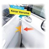 Piranha 11277 Oto Kapı Koruma Aksesuarı