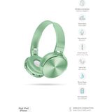 Piranha 2212-Y Kablosuz Bluetooth Kulak Üstü Kulaklık | Bt 5.2 | Mikrofon | Ios & Android | Aux - Yeşil