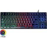 Piranha 2350 RGB Oyuncu Klavyesi USB bağlantılı RGB Ambiyans Işıklı Türkçe Q Klavye 500 Hz Gaming Keyboard