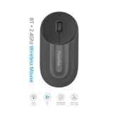 Piranha 7657 Kablosuz Bluetooth + 2.4 GHz Mouse | Şarjlı, Sessiz Tuşlu & Optik Hassasiyet