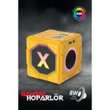 Piranha 7848 Kablosuz TWS RGB Bluetooth Hoparlör | 8W Ses Gücü | BT 5.3 | USB & TF Kart Girişli