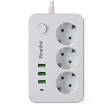 Piranha Akım Korumalı 2 USB Uzatma Kablosu
