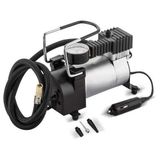PİRANHA Metal Gövde 12 V Araç Mini 120W Hava Göstergeli Kompresör Araç Lastiği, Çocuk Havuzu, Yatak