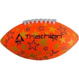 Piranha Triathlon T-211-T 10.5” Neopren Plaj Rugby & Amerikan Futbolu Topu | Makine Dikişli | Dayanıklı Sportif Top - Turuncu