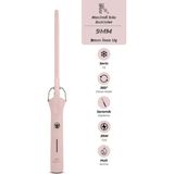 Pirantech KS-309 9mm Profesyonel Ince Saç Maşası - Afro Dalgası ve Sık Bukle Yapıcı - Pembe