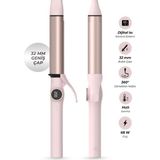 Pirantech KS-632 Profesyonel Dijital Saç Maşası 32 Mm, LED Ekranlı, 140-200°C Isı Ayarlı - Pembe