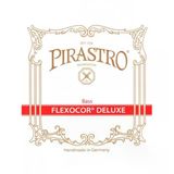 Pirastro 340020 Kontrabas Tel Seti - Flexocor Deluxe 3/4 Ve 4/4 Kontrabaslarla Uyumlu (Medium - Orchester Seri) | Çelik Çekirdek Üzerine Krom Çelik Sargı, Orkestra Kullanımı İçin Orta Tansiyon | Ölçü: