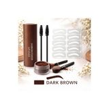 PİRAYE AKSESUAR Kaş Boyası - Kaş Damgası Dark Brown Koyu kahverengi