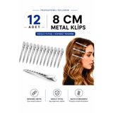 PİRAYE AKSESUAR Saç Klipsi Metal Toka 12 Adet • Saç Klipsi • Saç Tokası
