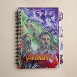 Piraye Gift Avengers Karakterler 3 Boyutlu Defter Ayraçlı