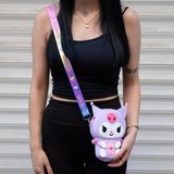 Piraye Gift Kawai Kuromi Büyük Boy Omuz Çantası - 784 Pembe