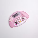 Piraye Gift My Melody 1 Adet Pembe Hesap Makinesi 10x9 cm Ölçülerle Renkli Tasarım - 6GA-Pembe