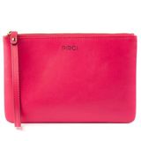 Pirci Deri Pouch Fuşya Kadın Cüzdan