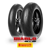 Pirelli 110/70ZR17 150/60ZR17 Diablo Rosso IV Ön Arka Takım Lastik