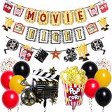 Pirese Film Gecesi Süslemeleri, Film Temalı Parti Süslemeleri, Film Gecesi Partisi, Film Partisi Dekoru | Hollywood Parti Süslemeleri | Film Gecesi Doğum Günü Süslemeleri, Hollywood Süslemeleri, Film