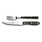 Pirge 12 cm Biftek Bıçağı Çatal Seti