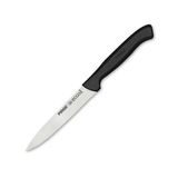 Pirge 38049 Tırtıklı Sebze, Et, Biftek Steak Bıçağı 12 Cm - Siyah