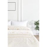 Pırıltı Çift Kişilik Battaniye Kemik-Gold(Simli) 220X240