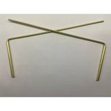 Pirinç Arama Çubuğu, 6mm Çap, 40CM Uzunluk, Rulmansız, Dayanıklı Tasarım - Seçenek 1