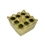 Pirinç Döküm Küllük Kare - 7,5 cm x 7,5 cm
