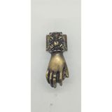 Pirinç El Kapı Tokmağı 13CM - Antik