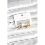 Pirinç Gold Renk Halka Kadın Küpe - Tj-Bkp11381