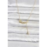 Pirinç Gold Renk Minimal Sallantılı Yıldız Model Kadın Kolye - Ebj260612w44003