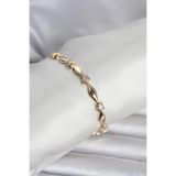 Pirinç Gold Renk Sütun Model Kadın Bileklik - EBJ260418W41880 BB8404