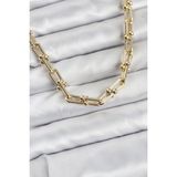 Pirinç Gold Renk Tifani Model Kadın Kolye - Altın