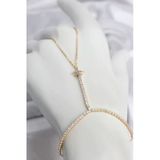 Pirinç Gold Renk Zirkon Taşlı Kutup Yıldızı Şahmeran Tj-Sn793