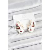 Pirinç Maske Model Kadın Küpe 5886