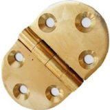 Pirinç Oval Yaprak Menteşe 30X45X2 mm – 3 cm Dekoratif Menteşe / 5 Adet