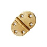 Pirinç Oval Yaprak Menteşe 40X67X3,5 mm – 4 cm Dekoratif Menteşe / 5 Adet