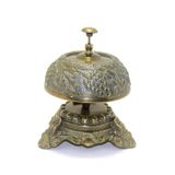 Pirinç Resepsiyon Zili Dekoratif Hediyelik Esk-SL1629