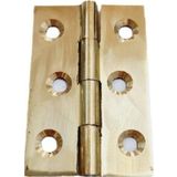 Pirinç Sabit Yaprak Menteşe 60X40X2 mm – 6 cm Dekoratif Menteşe / 5 Adet