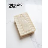 Pirinç Sütü Sabunu – Kojik Asit Katkısı ile El & Yüz Doğal Aydınlatıcı ve Nemlendirici (100-120 Gr) - Beyaz