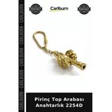 Pirinç Top Arabası Anahtarlık 2254D Klasik Günlük Tarz