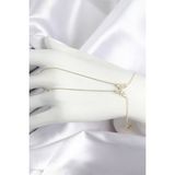 Pirinç Zirkon Taşlı Kelebek Model Gold Renk Şahmeran - Lisinya - 001-Renkli