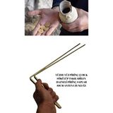Pirinçten, Altın Arama Çubuğu, Söküp Takılabilen, Hazneli, Kullanışlı Ürün - Seçenek 1