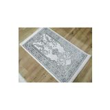 PIRLANTA Halı Karya Akrilik Yumuşak Parlak Iplik Dokuma Seccade 78x125 Cm Krem