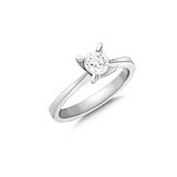 Pırlanta Tektaş Yüzük Badem Tırnak-14k 0,50Ct