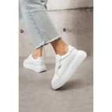 Pisagor 31320 Kadın Sneakers Günlük Spor Ayakkabı - Beyaz