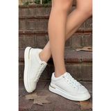 Pisagor 31330 Kadın Sneakers Günlük Spor Ayakkabı - Beyaz