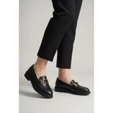 Pisagor Ps-029 Kadın Hakiki Deri Günlük Loafer Ayakkabı
