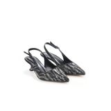 Pisagor Ps-32370 Kadın 4 Cm Arkası Açık Taşlı Abiye Stiletto Ayakkabı